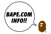 BAPE.COM WEBストア出荷停止期間のお知らせ
