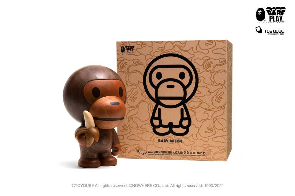 BAPEPLAY x TOYQUBE WOODEN BABY MILO