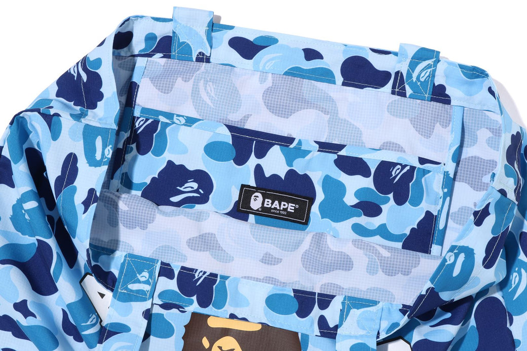 【A BATHING APE】BAPE CAMO GO APE POINTER COLLEGE TOTE BAG A BATHNIG APE Goods ONLINE EXCLUSIVE BAPE CAMO GO APE