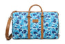 ABC CAMO PU OSTRICH BOSTON BAG