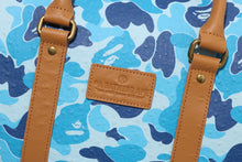 ABC CAMO PU OSTRICH BOSTON BAG