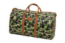 ABC CAMO PU OSTRICH BOSTON BAG