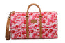 ABC CAMO PU OSTRICH BOSTON BAG