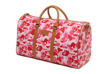 ABC CAMO PU OSTRICH BOSTON BAG