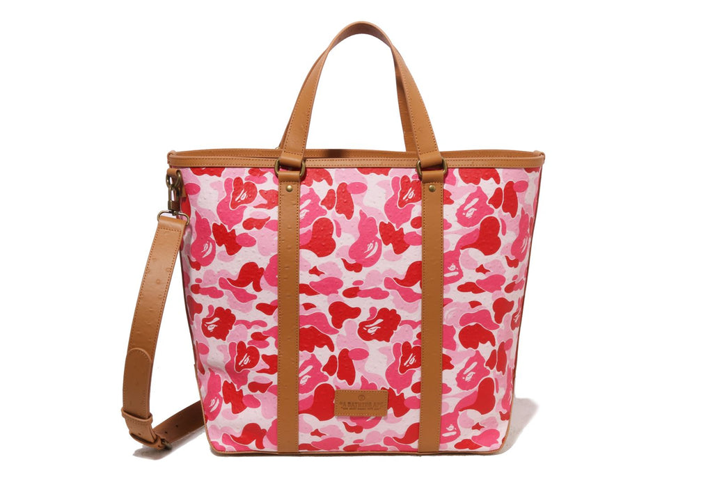 ABC CAMO PU OSTRICH TOTE BAG | bape.com