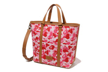 ABC CAMO PU OSTRICH TOTE BAG