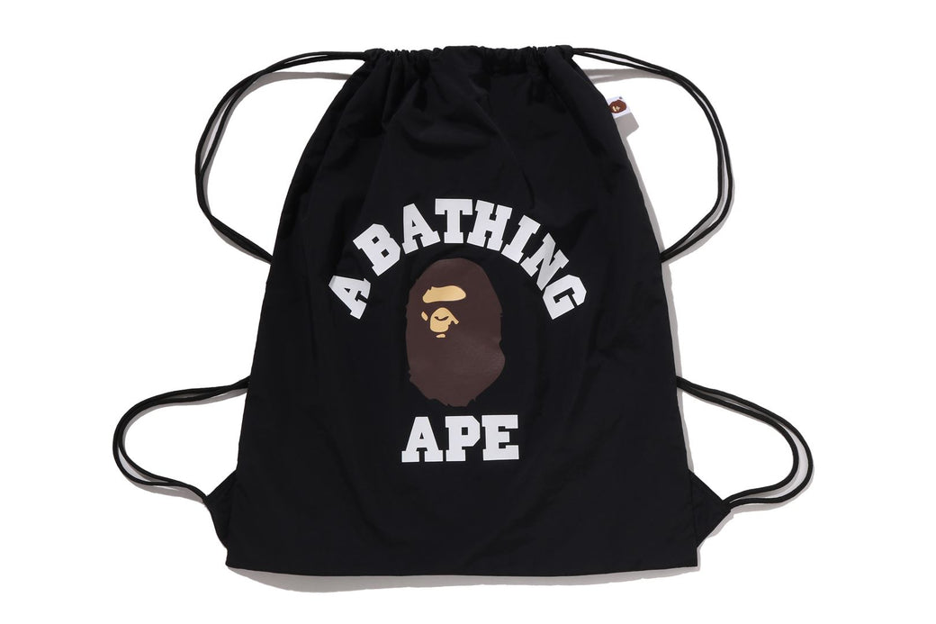 A BATHING APE 26SS COLLEGE KNAPSACK 黒 COLLEGE KNAPSACK | bape.com