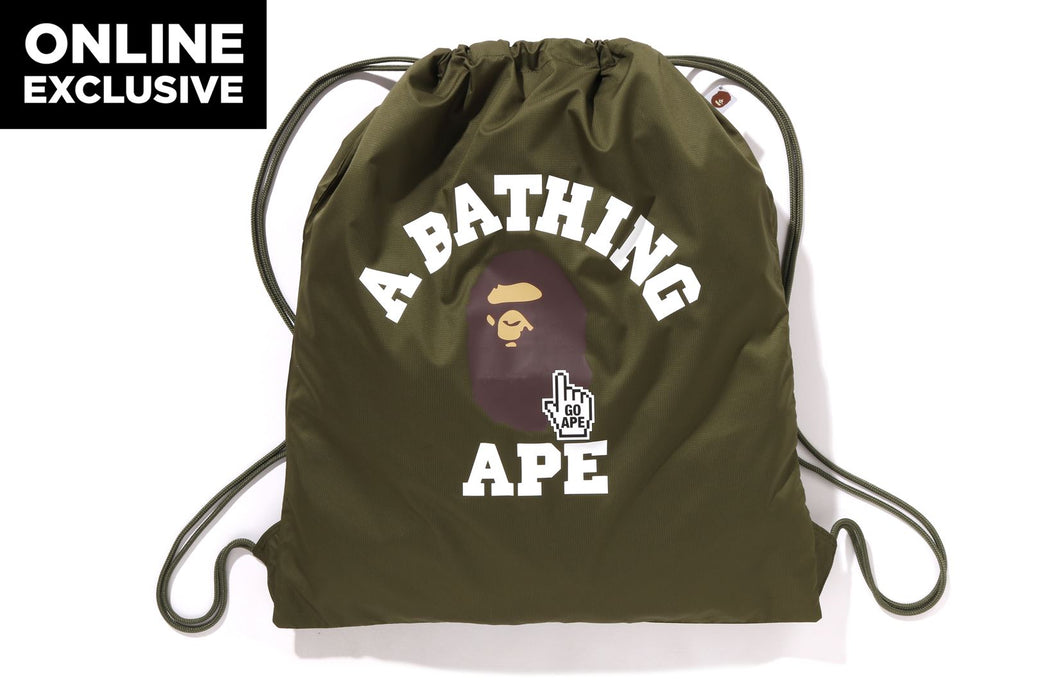 GO APE POINTER COLLEGE KNAPSACK BAPEC | bape.com
