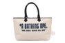 A BATHING APE CANVAS TOTE BAG
