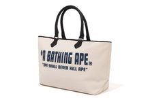 A BATHING APE CANVAS TOTE BAG