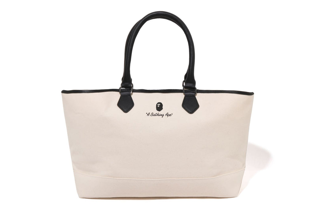 A BATHING APE CANVAS TOTE BAG | bape.com
