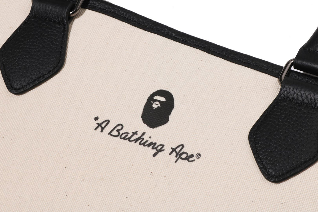 A BATHING APE CANVAS TOTE BAG | bape.com