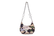 STA OVER PRINT 1ST CAMO QUILTING MOON SHAPE BAG