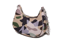 STA OVER PRINT 1ST CAMO QUILTING MOON SHAPE BAG