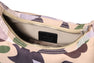 STA OVER PRINT 1ST CAMO QUILTING MOON SHAPE BAG