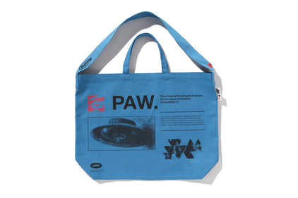 【 BAPE BY KAZUKI KURAISHI 】"WHOLE EARTH" 2-WAY CANVAS TOTE BAG