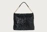 CAMO QUILTING CHAIN HANDLE TOTE BAG