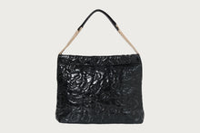 CAMO QUILTING CHAIN HANDLE TOTE BAG