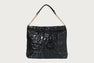 CAMO QUILTING CHAIN HANDLE TOTE BAG