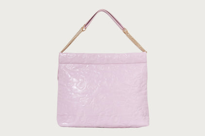 CAMO QUILTING CHAIN HANDLE TOTE BAG