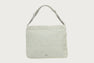 DENIM CAMO QUILTING CHAIN HANDLE TOTE BAG