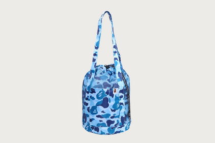 BAPE SENTO ABC CAMO DRAWSTRING BATH BAG