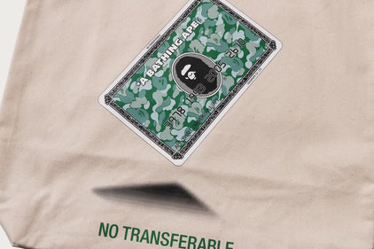 BAPE CARD TOTE BAG BAPEC