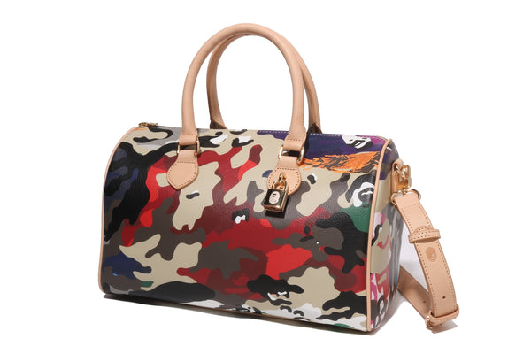 HYBRID CAMO MEDIUM BOSTON BAG | bape.com