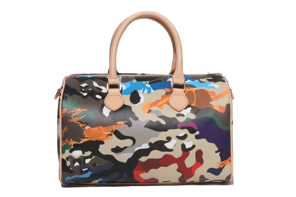 HYBRID CAMO MEDIUM BOSTON BAG | bape.com