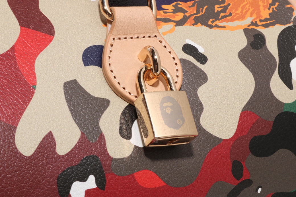 HYBRID CAMO MEDIUM BOSTON BAG | bape.com