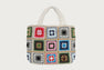 APE HEAD ONE POINT CROCHET TOTE BAG