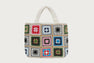 APE HEAD ONE POINT CROCHET TOTE BAG