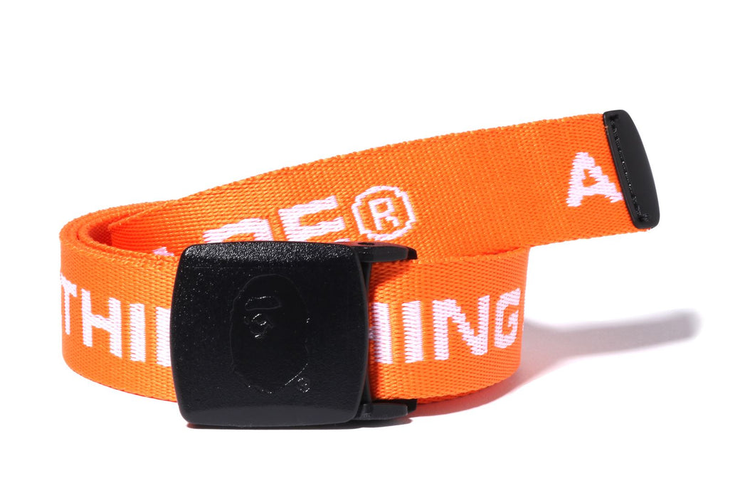 A Bathing Ape Bape GI Belt black