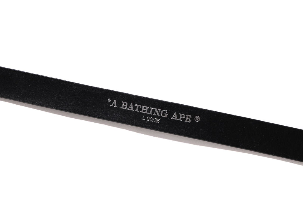 ABC CAMO NARROW LEATHER BELT | bape.com