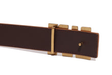 REVERSIBLE LEATHER BELT