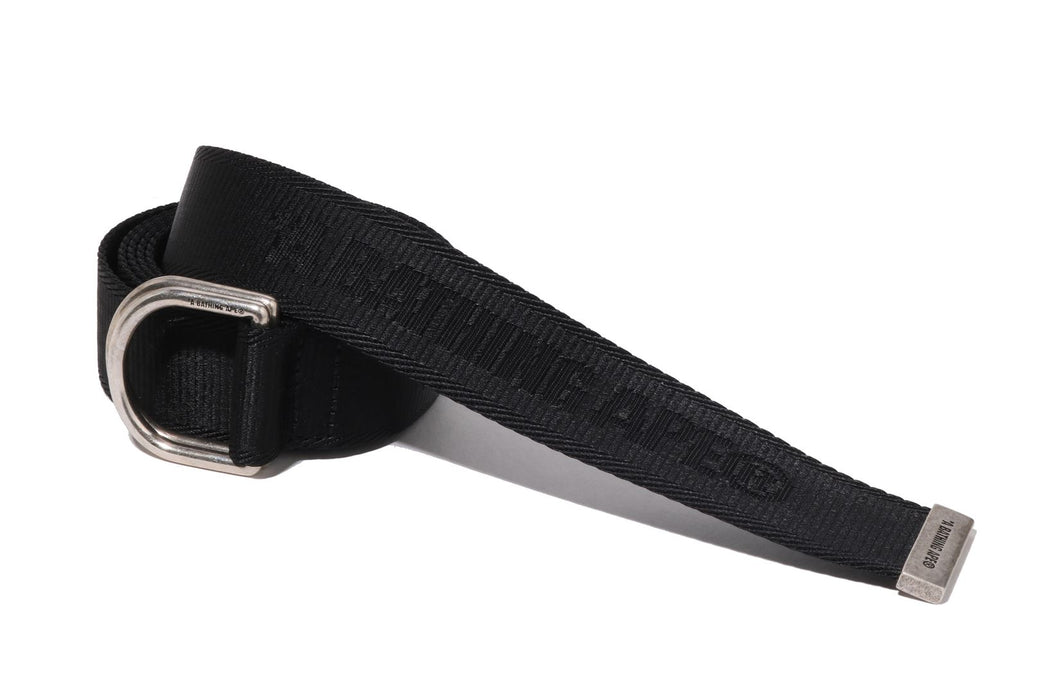 BATHING APE LOGO JACQUARD NYLON BELT | bape.com
