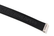BATHING APE LOGO JACQUARD NYLON BELT
