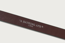 ABC CAMO BAPE LEATHER BELT
