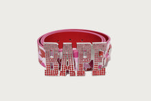 ABC CAMO BAPE LEATHER BELT