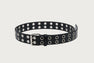 SOLID CAMO DOUBLE PIN LEATHER BELT
