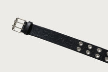 SOLID CAMO DOUBLE PIN LEATHER BELT