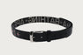 MULTI LOGO LEATHER BELT