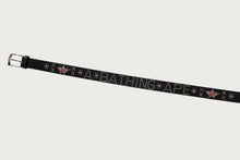 MULTI LOGO LEATHER BELT
