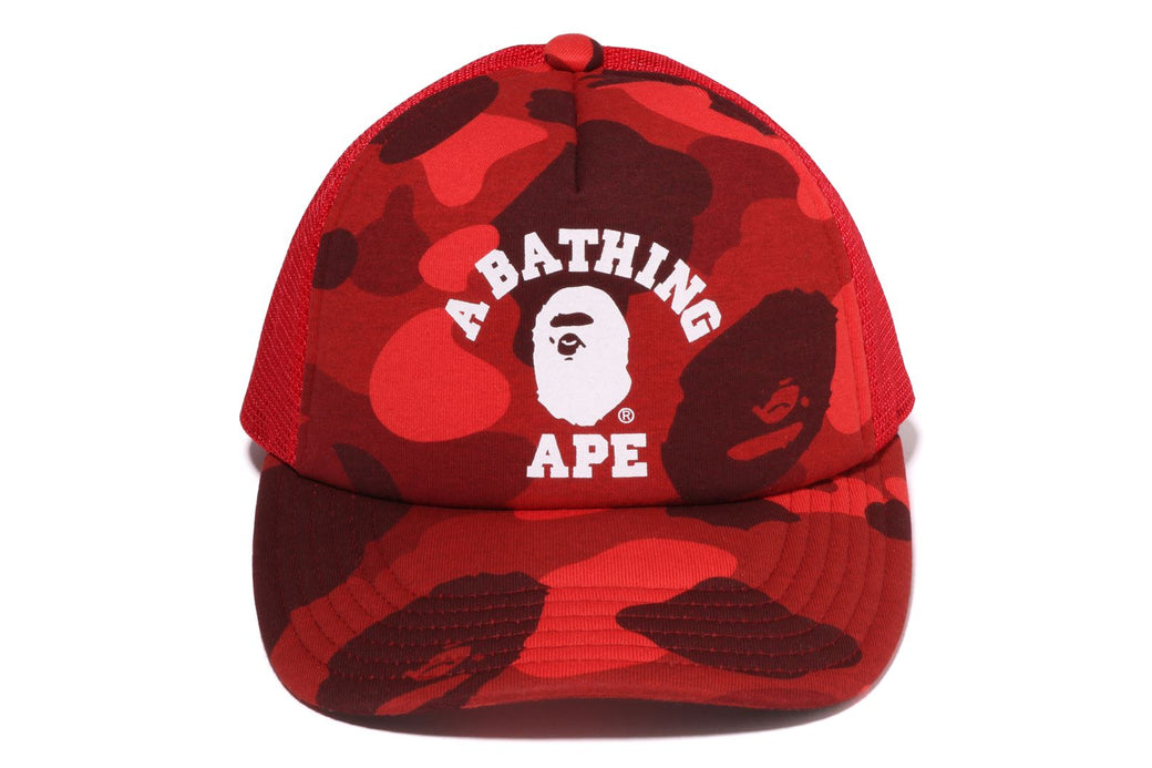 COLOR CAMO COLLEGE MESH CAP | bape.com