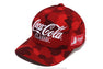 【 BAPE X Coca-Cola 】COLOR CAMO SNAP BACK CAP