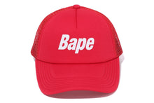 BAPE LOGO MESH CAP
