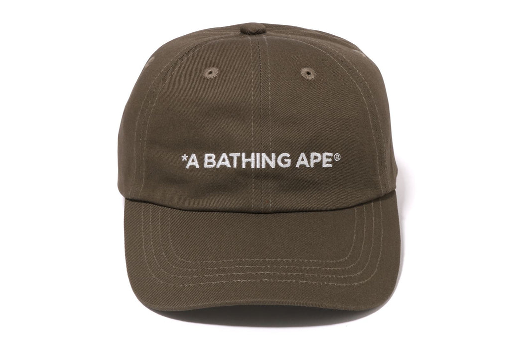 A BATHING APE 6PANEL CAP