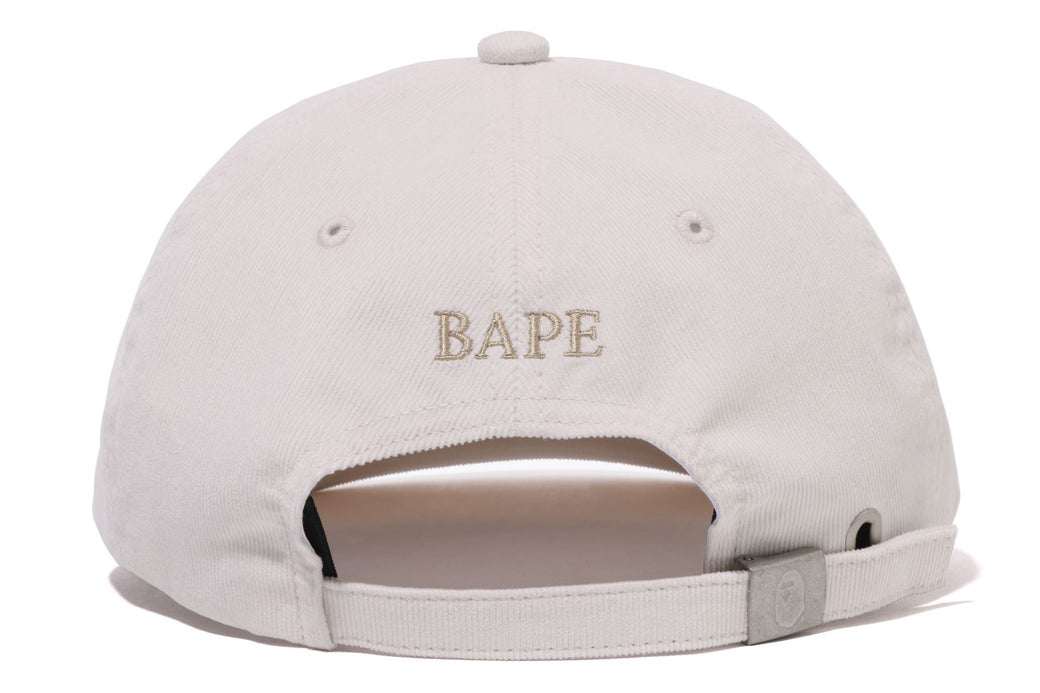 ONE POINT CORDUROY 6PANEL CAP | bape.com