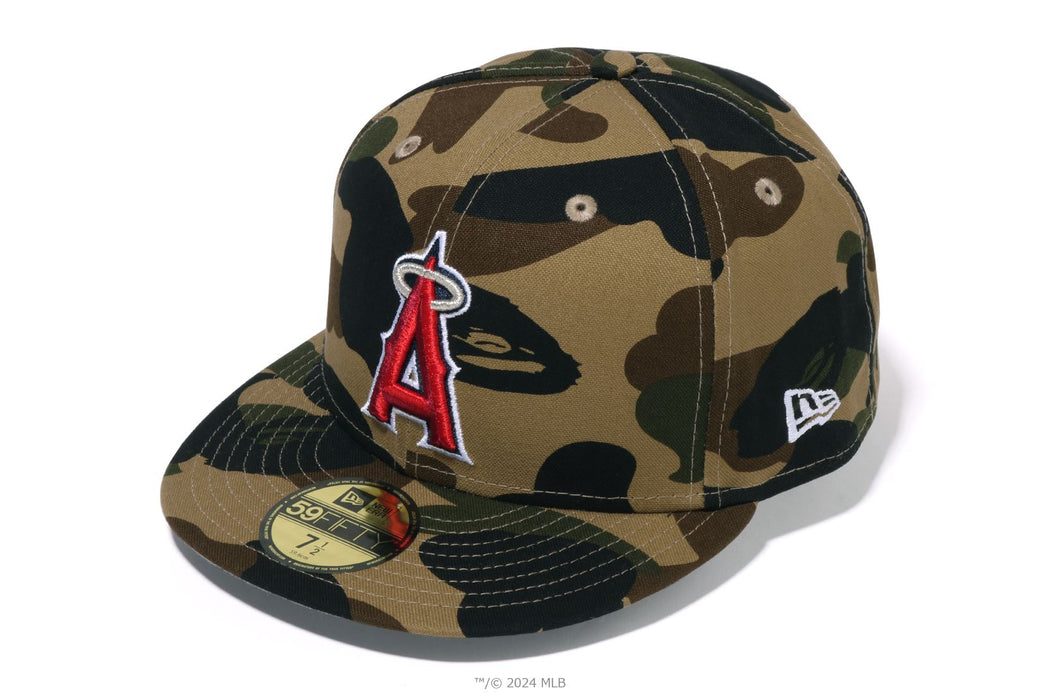 帽子7-3/8 BAPE MLB NEW ERA エンゼルス