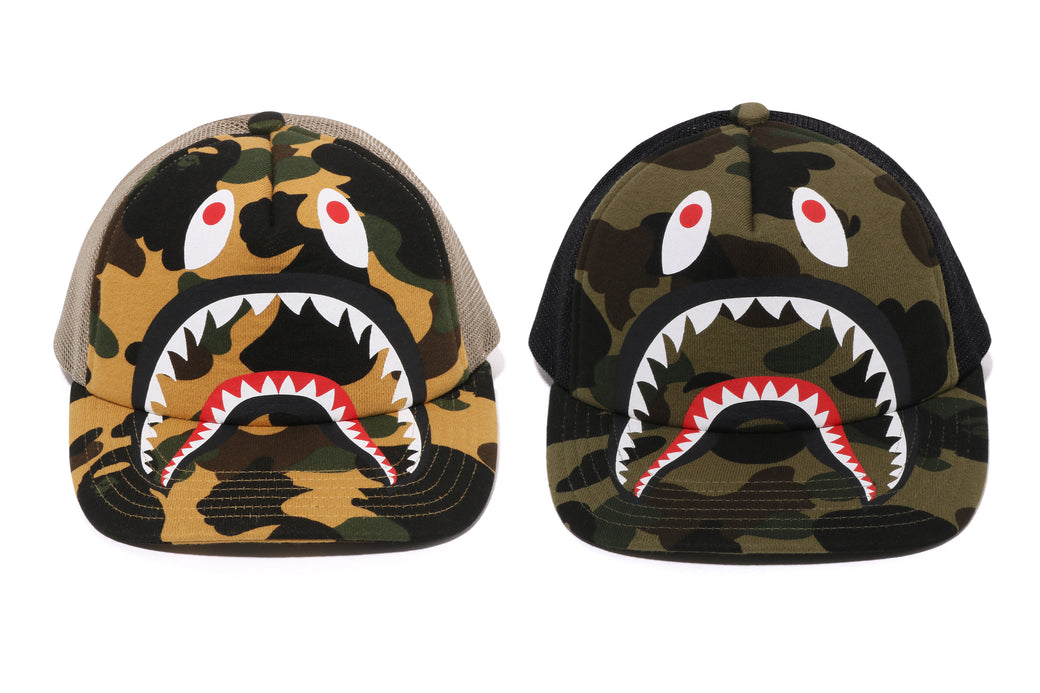 1ST CAMO SHARK MESH CAP